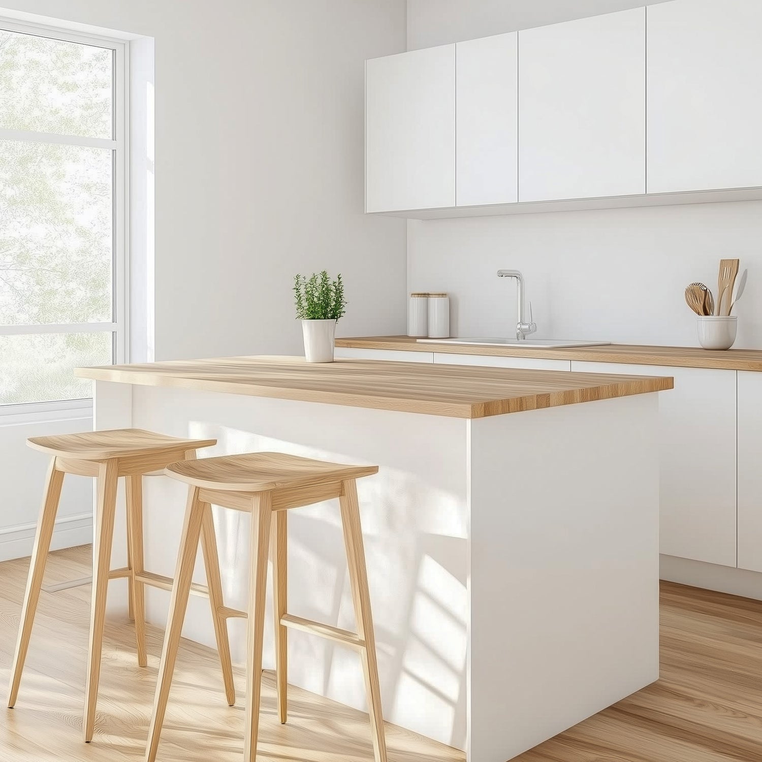 IKEA Küche mit Massivholz-Arbeitsplatte: So kombinierst du Funktionalität mit Qualität