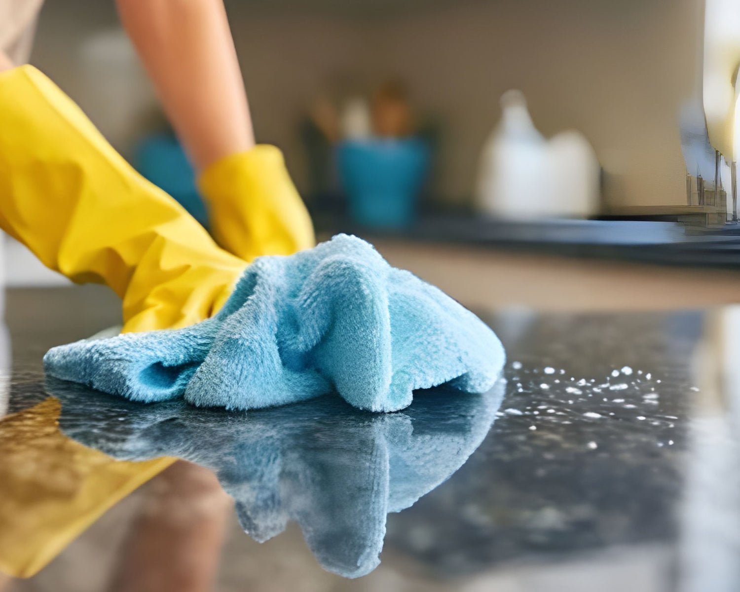 Wie reinige ich meine Küchenarbeitsplatte