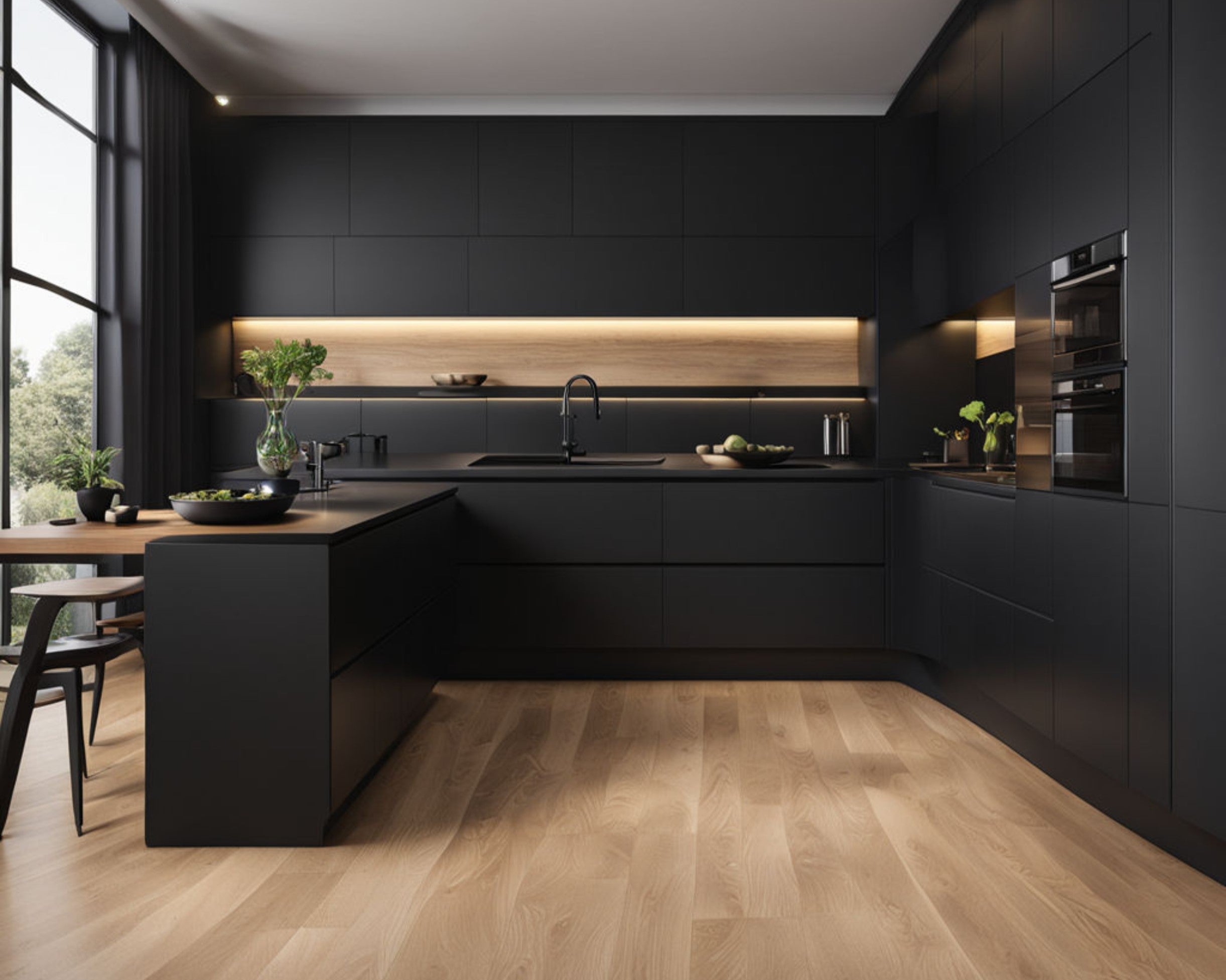 Mineralwerkstoff und Holzböden