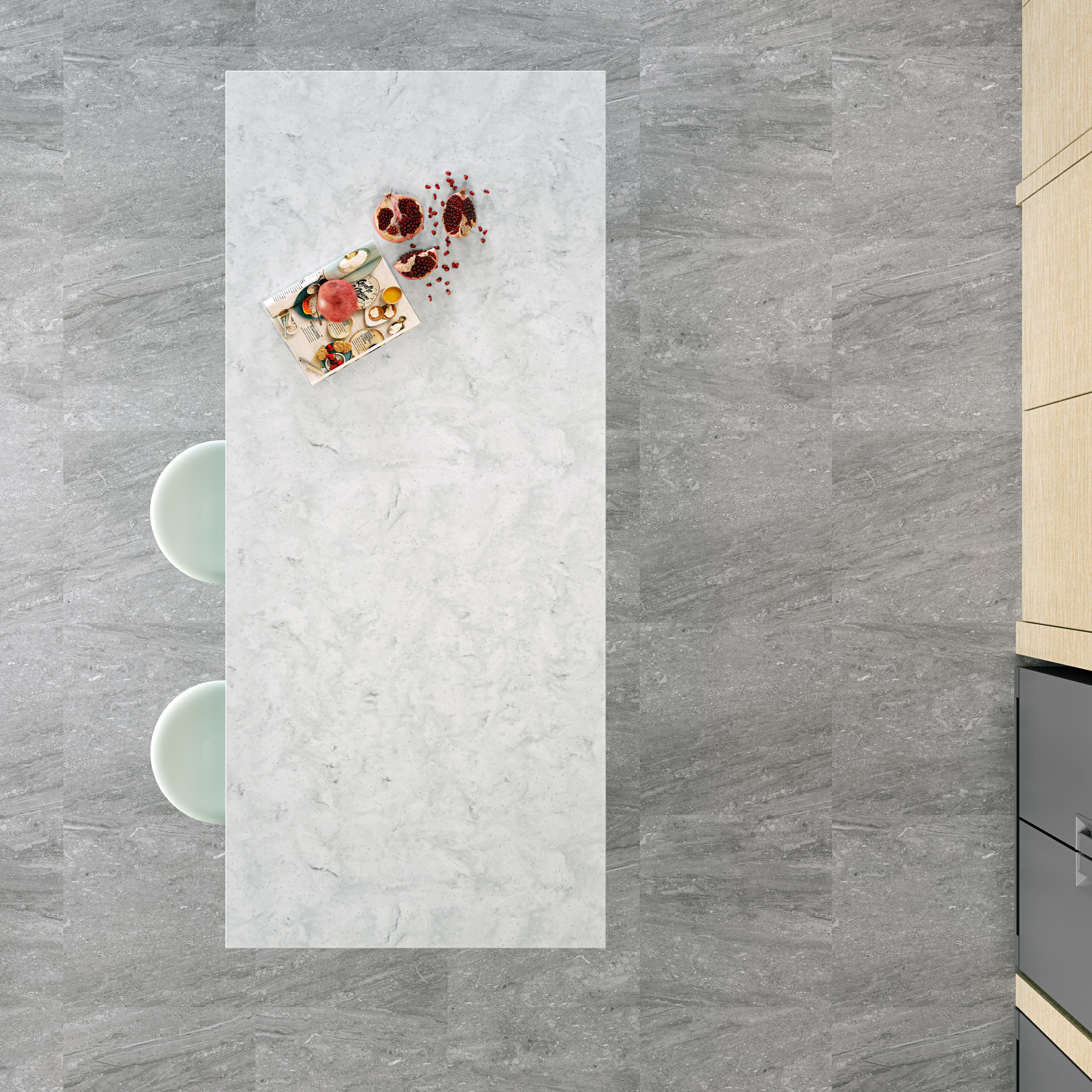 Aurora Bianco - Arbeitsplatte