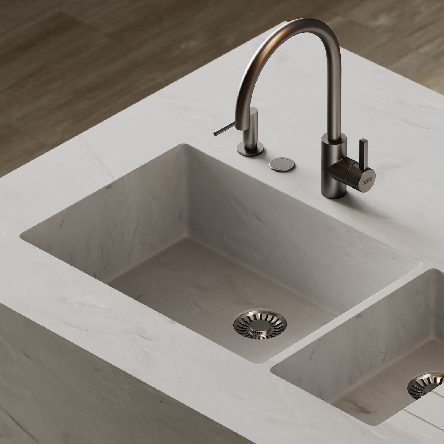 Aurora Stone Grey - Arbeitsplatte