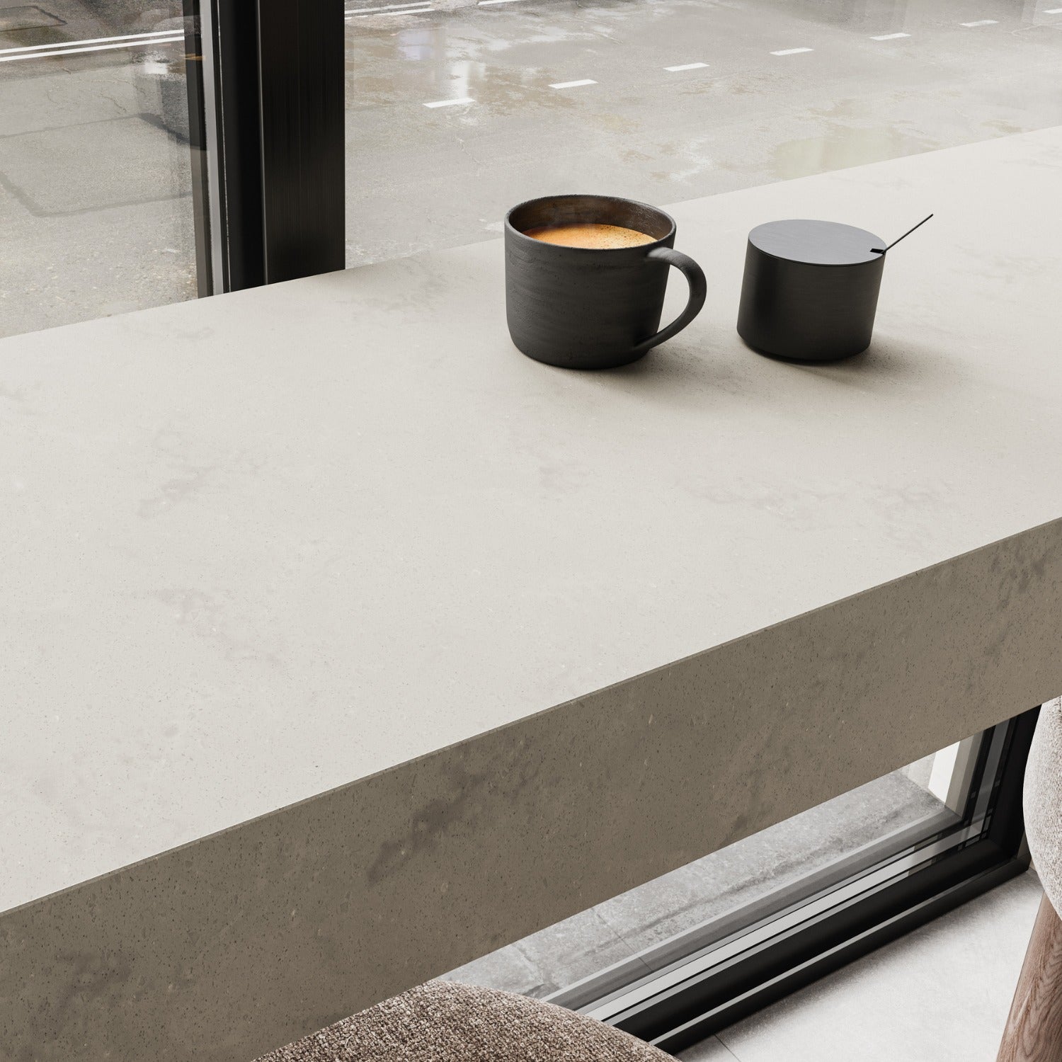 Aurora Stone Grey - Arbeitsplatte