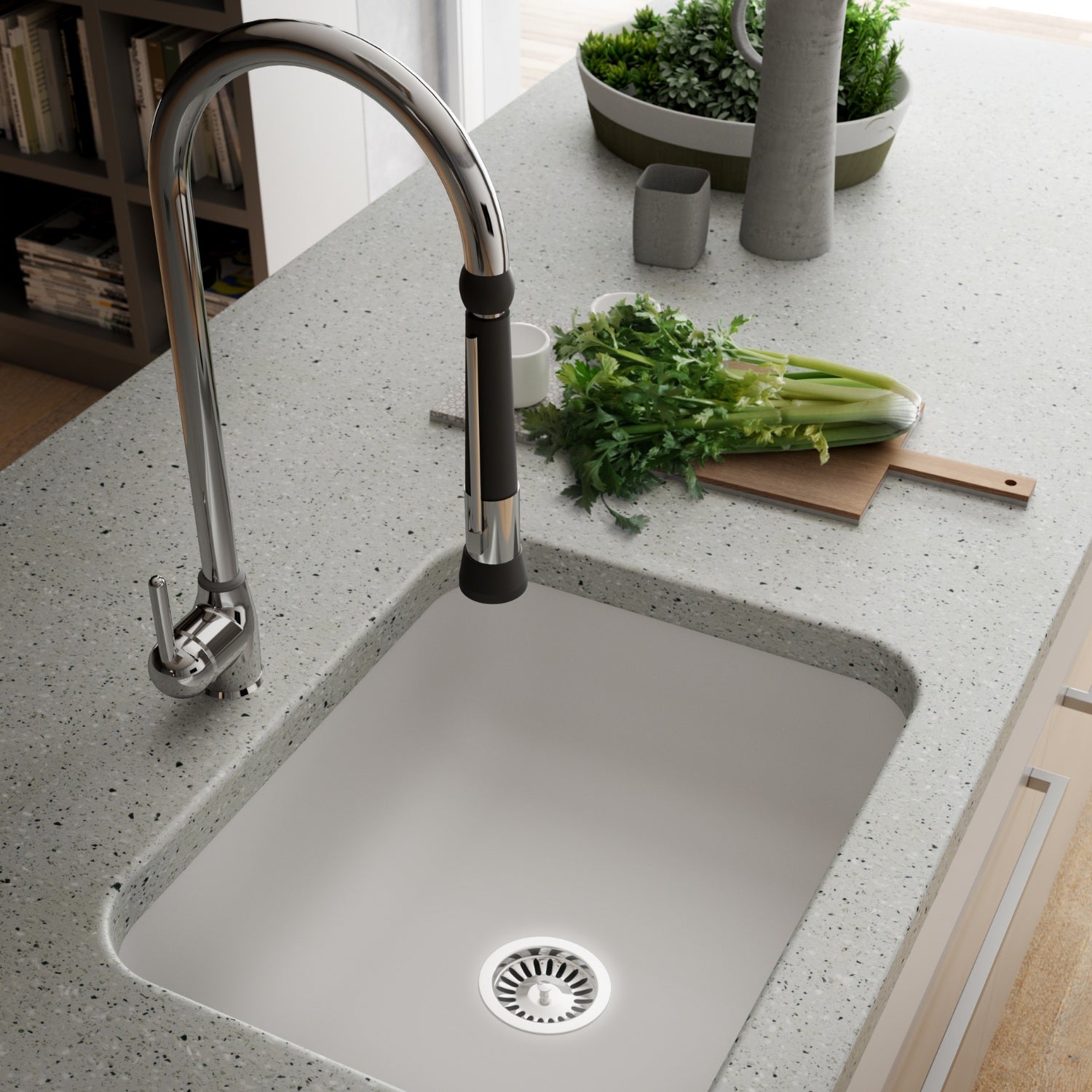 Alpine White Spülen