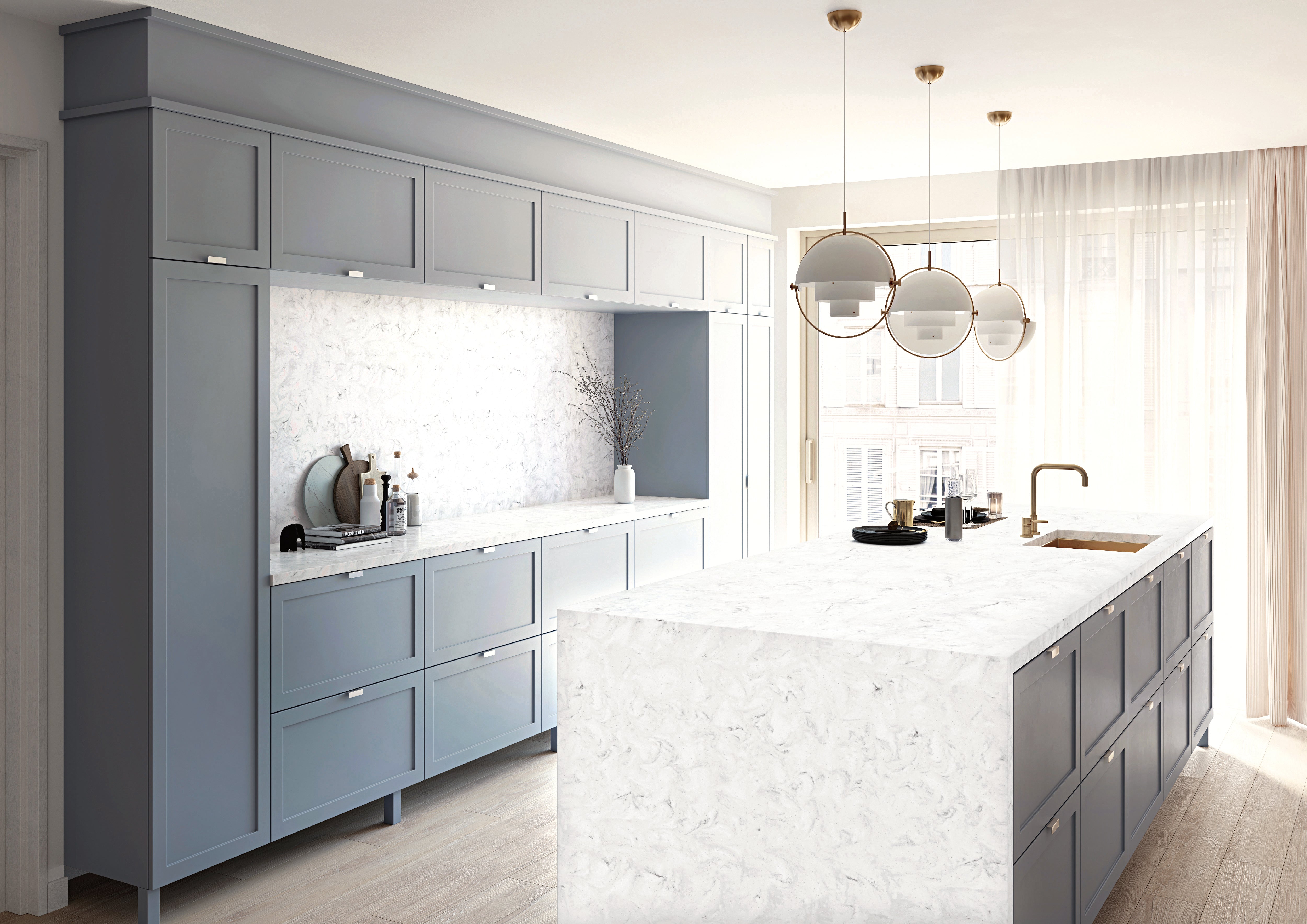 Aurora Bianco - Arbeitsplatte