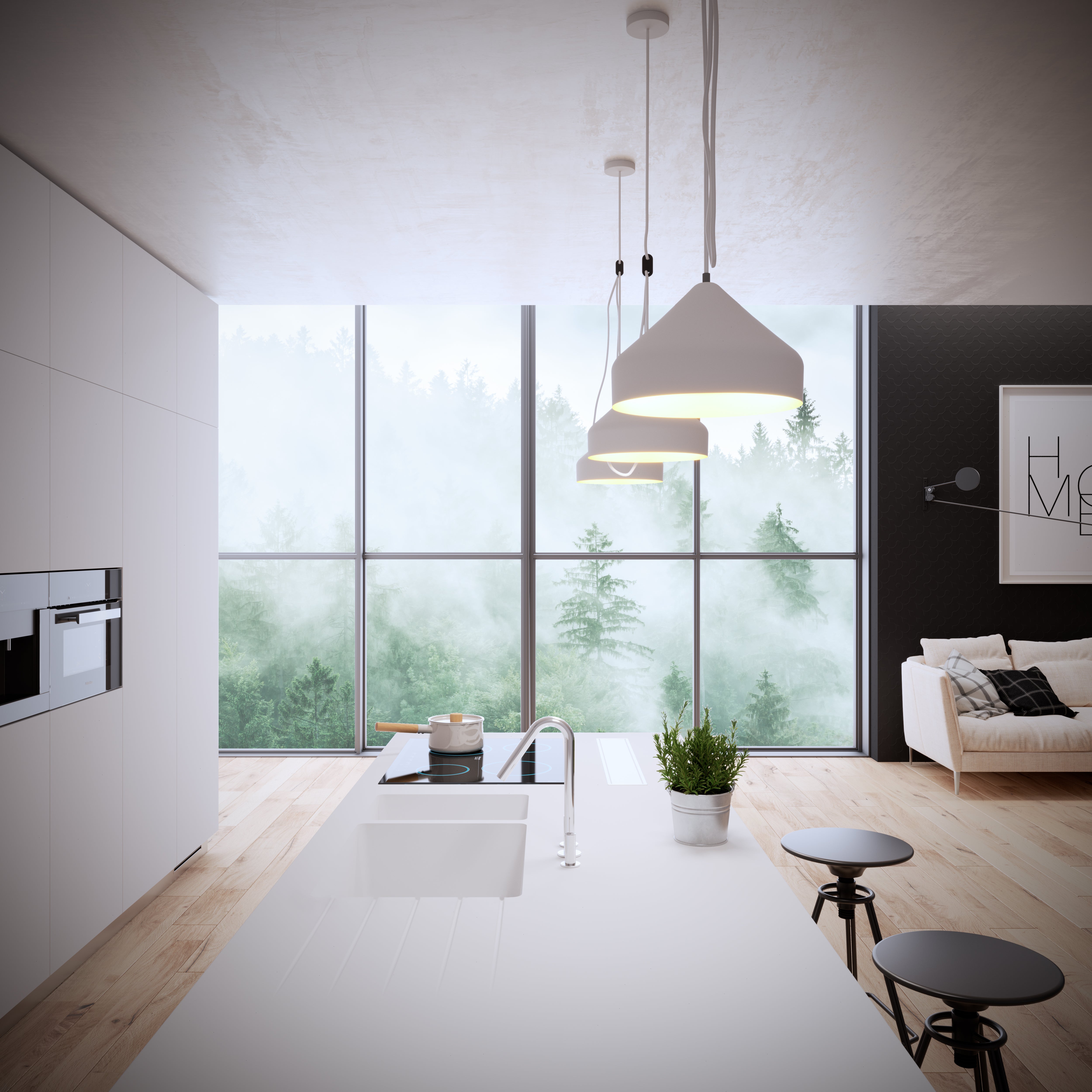 Alpine White - Arbeitsplatte